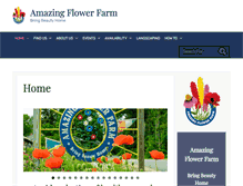 Tablet Screenshot of amazingflowerfarm.com